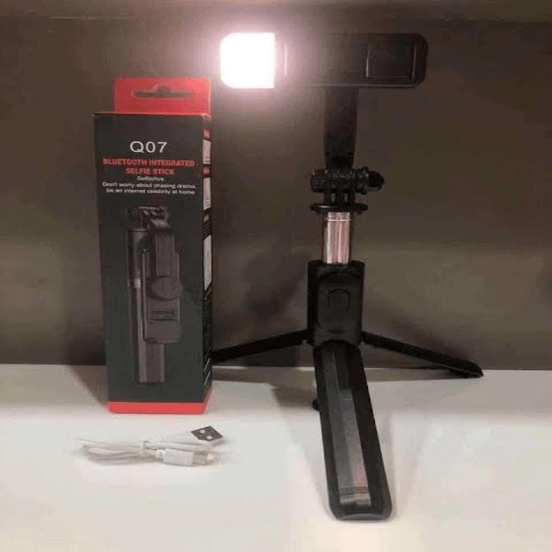 Q07 Bluetooth Integrated Selfie Stick and Bluetooth Remote Control Code : 3604