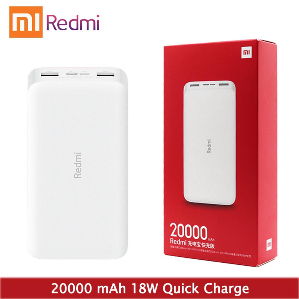 Redmi 20000mAh 18W Fast Charging Power Bank Code : 4754